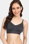 Rosaline Cyber Grove Everyday Double Layered Non Wired 3/4th Coverage T-Shirt Bra (Pack of 2) - Multicolor — thumbnail 2